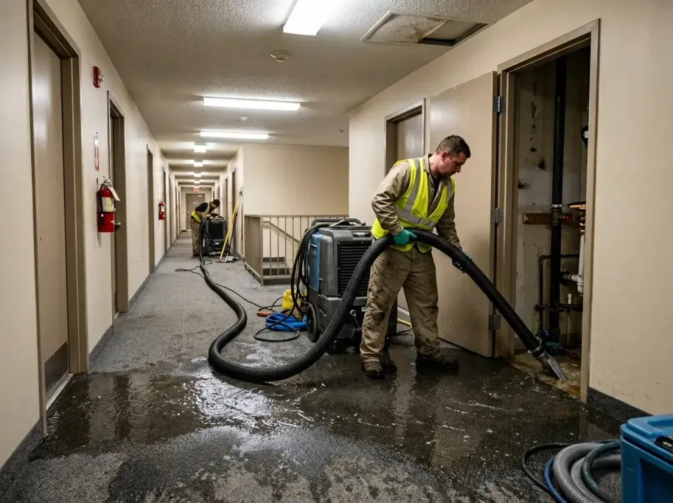 multi-unit-apartment-hallway-f-005 — frequently asked questions, Emergency Burst Pipe Water Extraction & Removal in Josephin…